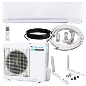 img 3 attached to 🌬️ DAIKIN 12,000 BTU 17 SEER Wall-Mounted Ductless Mini-Split Inverter Air Conditioner Heat Pump System: Complete Installation Kit & Wall Bracket Included (230V)