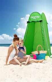 img 1 attached to 🚿 GigaTent Pop Up Pod Changing Room Privacy Tent – The Ultimate Outdoor Shower Tent, Camp Toilet, and Rain Shelter for Camping & Beach – Lightweight, Sturdy, and Foldable with Easy Set Up – Including a Convenient Carry Bag