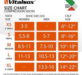 img 1 attached to 👣 Revitalize Your Feet with Vitalsox Women's Patented Graduated Compression Socks