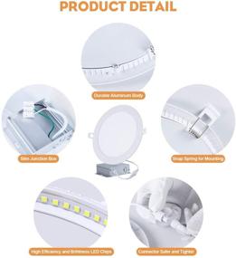 img 1 attached to 💡 Ultra Thin LED Killer Downlight by Rollancci - Recessed Can