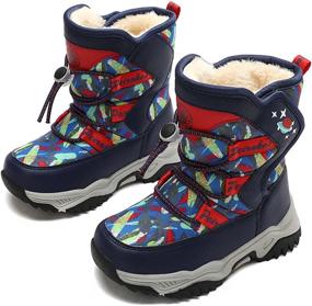 img 3 attached to Waterproof Outdoor Weather Shoes（Toddler Kid）Grey Boys' Shoes : Outdoor