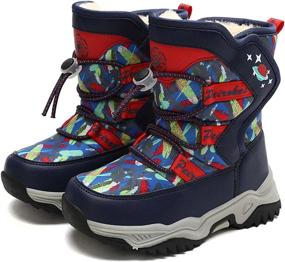 img 2 attached to Waterproof Outdoor Weather Shoes（Toddler Kid）Grey Boys' Shoes : Outdoor