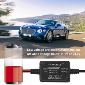 img 3 attached to 🚗 Micro USB Dash Cam Hardwire Kit with Low Voltage Protection - DC 12V - 24V to 5V/2A Max Car Charger Cable