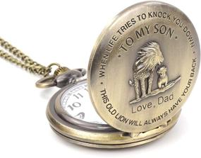 img 1 attached to Pocket Watch Gift Memories Birthday