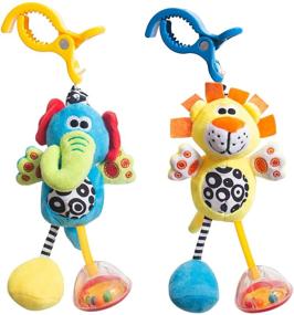 img 4 attached to Baby Hanging Rattle Toys Educational