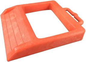 img 4 attached to Тормозной клин для рохлара Roblock Heavy-Duty - 14,2'' Д х 11,2'' Ш х 2'' В - 1 упаковка, оранжевый