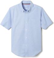 👔 classic french toast boys' short sleeve oxford collection: timeless style for boys' clothing logo