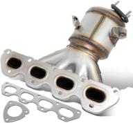 🚘 dna motoring oem-conv-008: factory style catalytic converter exhaust header replacement for 11-16 cruze / 12-17 sonic 1.8l - high compatibility & quality logo