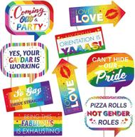 pieces rainbow cutouts supplies decorations logo