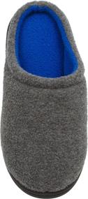 img 4 attached to 👞 Skysole Fleece Slippers with Rugged Outsoles - Black Boys' Shoes for ultimate comfort and durability