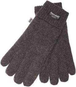 img 4 attached to EEM Knitted Gloves: Thinsulate Thermal Men's Accessories for Ultimate Warmth