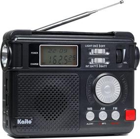 img 3 attached to 📻 Kaito KA346: Multi-Powered Emergency Radio with Alarm Clock, Weather Alert, Flashlight, USB Charger, and MP3 Player