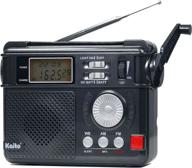 📻 kaito ka346: multi-powered emergency radio with alarm clock, weather alert, flashlight, usb charger, and mp3 player logo