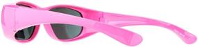 img 1 attached to SA106 Polarized Kids Size 48mm Fit Over Sunglasses - Ultimate Eye Protection for Fashionable Kids