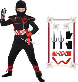 img 4 attached to Ninja Costume Halloween Muscle Accessories