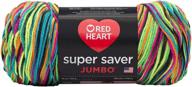 🌈 vibrant blacklight glow: red heart super saver jumbo blacklight yarn logo