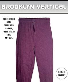 img 1 attached to 👖 Loungewear Comfortable Drawstring Men's Clothing for Sleep & Lounge | BROOKLYN VERTICAL