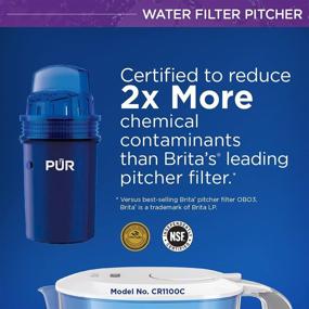 img 3 attached to 🚰 PUR 11 Cup Pitcher: Superior Size and Water Filtration Capability