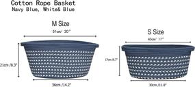 img 1 attached to Yukimocoo Storage Basket Woven Living