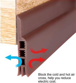 img 3 attached to 🔇 Insulation Soundproof Weather Stripping Stopper