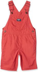 img 4 attached to Exploring in Style: Toddler World's Expedition Khaki Overalls for Boys' Clothing