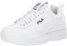 img 4 attached to 👟 Fila Tracer Sneakers: Classy White and Black Men's Shoes for Fashion Forward Individuals