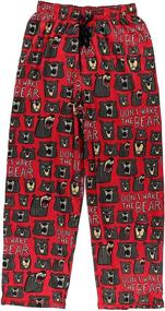 img 2 attached to Stay Comfy and Amused with 🐻 Lazy One's Sasquatch-inspired Men's Sleepwear & Lounge Collection