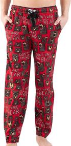 img 4 attached to Stay Comfy and Amused with 🐻 Lazy One's Sasquatch-inspired Men's Sleepwear & Lounge Collection