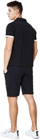 img 3 attached to TRACKSUIT Casual T Shirts Activewear Athletic Men's Clothing and Active