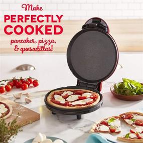 img 2 attached to 🔴 Dash 8” Express Electric Round Griddle - Perfect for Pancakes, Cookies, Burgers, Quesadillas, Eggs & More on the Go - Red