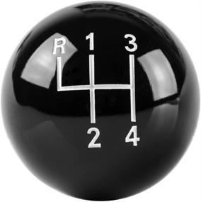 img 1 attached to Hurst 1637627 Manual Transmission Shift Knob, 1 Pack, Black - Smooth & Stylish Gear Shifting Upgrade for Automobile Enthusiasts