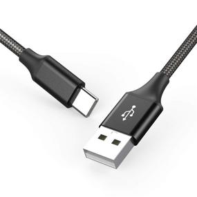 img 4 attached to 🔌 Адаптер для USB C-кабеля EMATETEK: тип C, плетеный нейлоновый быстрозарядный кабель для Samsung Galaxy S9 S8 S10 Plus, GoPro Hero 7, LG Stylo 4 G8 V40 (6,6 фута)