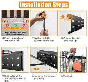 img 1 attached to 🔧 TORACK Storage Organizer 10 Pack Pegboard: Optimize Your Space with Efficient Storage Solution