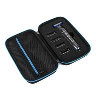 yinke case: premium protective cover & travel bag for micro touch solo trimmer, shaver & groomer razor logo