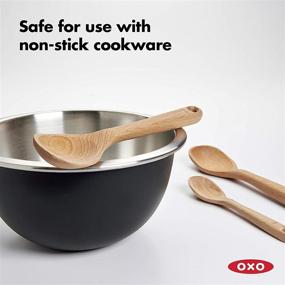 img 1 attached to 🥄 Enhance your cooking experience with the OXO Good Grips 3-Piece Wooden Spoon Set