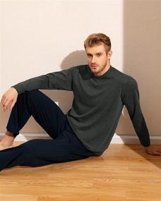 img 1 attached to LAPASA Pajama Lounge Sleepwear Pockets Men's Clothing