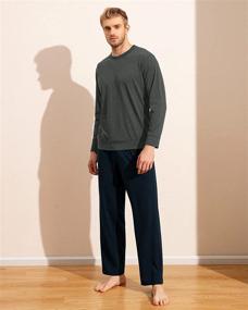 img 2 attached to LAPASA Pajama Lounge Sleepwear Pockets Men's Clothing