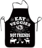 granbey funny vegan cooking apron logo