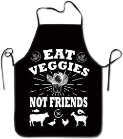 img 4 attached to Granbey Funny Vegan Cooking Apron