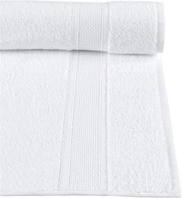 img 2 attached to Enhance Your Bathroom Experience with Cifelli Home Luxury 600 GSM 6 Pack Hand Towel Set – 100% Turkish Cotton, 16x28 inch, White