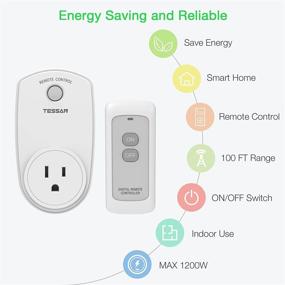 img 2 attached to Remote Control Outlet Wireless Electrical