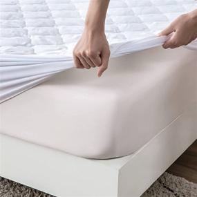 img 1 attached to Mattress Protector Adjustable Waterproof Noiseless