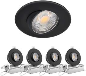 img 4 attached to Efficient and Flexible Gimbal Adjustable Recessed Downlight: Approved for Quality Assurance