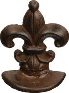 iron fleur de lis doorstop logo