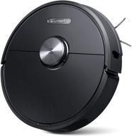 🤖 roborock s6 robot vacuum - robotic vacuum cleaner and mop with adaptive routing, multi-floor mapping, selective room cleaning, powerful suction, extended battery life - alexa compatible (black) logo