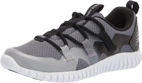 img 4 attached to Gunmetal New Balance Playgruv Girls' Running Shoes for Enhanced Performance