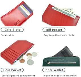 img 1 attached to 👜 Malta Italian Leather Wallet: Minimalist Men's Accessories, Card Cases, Money Organizers & Wallets