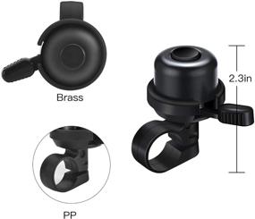 img 2 attached to 🔔 LEICHTEN Brass Bike Bell: Loud Clear Sound for City, Road, Mountain Bikes & Scooters