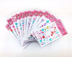 img 4 attached to Yueton Colorful Assorted Rhinestone Embellishments Scrapbooking & Stamping in Scrapbooking Embellishments