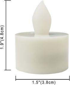 img 3 attached to 🕯️ Set of 6 Flameless Tealights/Tea Lights by Candle Choice with Dual-Time Function and Impressive 400-Hour Battery Life